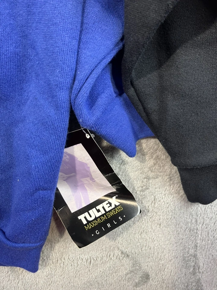 Lote De 9 Sudaderas De Colección Años 90 Juveniles Cuello Redondo Fruta Del Telar Tultex Foto 3 de 4