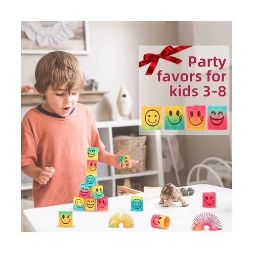 AZEN 120 Pezzi Mini Bomboniere per Feste Slinky per Bambini 3-5 4-8, Sacchetti Goodie Stuffers... - Foto 5 di 7