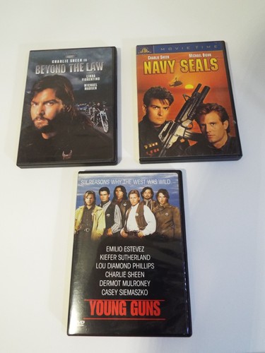 DVD LOT-CHARLIE SHEEN-Navy Seals (1990) YOUNG GUNS - BEYOND THE LAW*** - Picture 2 of 5