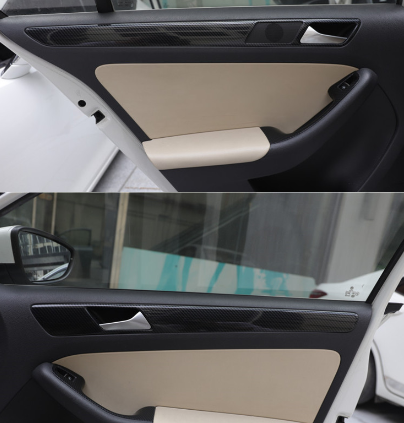 For VW Jetta MK6 20122014 ABS Carbon Fiber Car Interior Decor Full Set