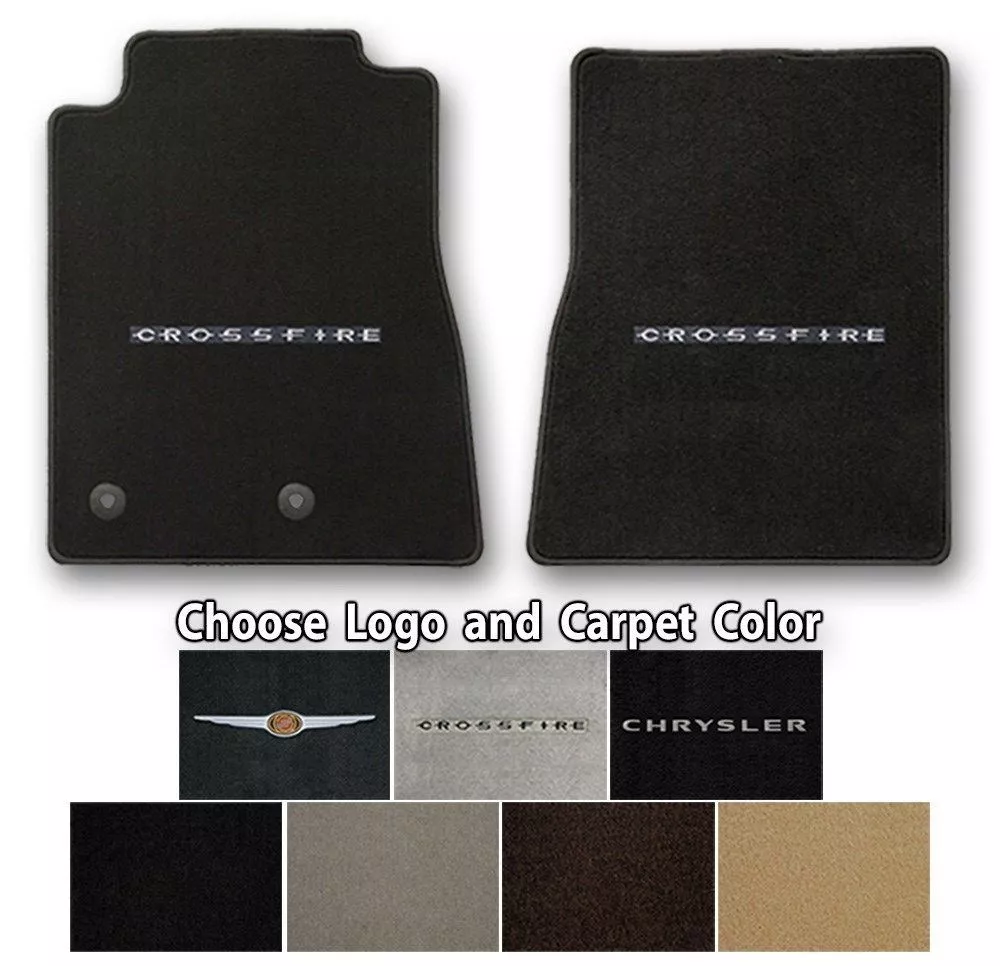 Chrysler Crossfire Velourtex Carpet Floor Mats Choice of Carpet