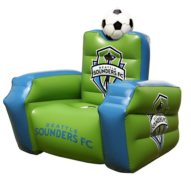 Soccer Chairs Inflatable Choose USA or Seattle Sounders eBay