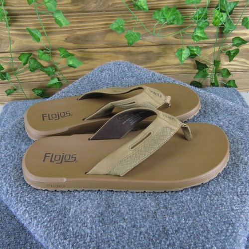 Chanclas Flojos para hombre marrón sintético talla 11 medianas ligeramente usadas 2025 - Imagen 3 de 7