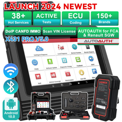 LAUNCH X431 V5.0 PRO 5 Profi KFZ OBD2 Diagnosegerät Auto Scanner Key Programmier