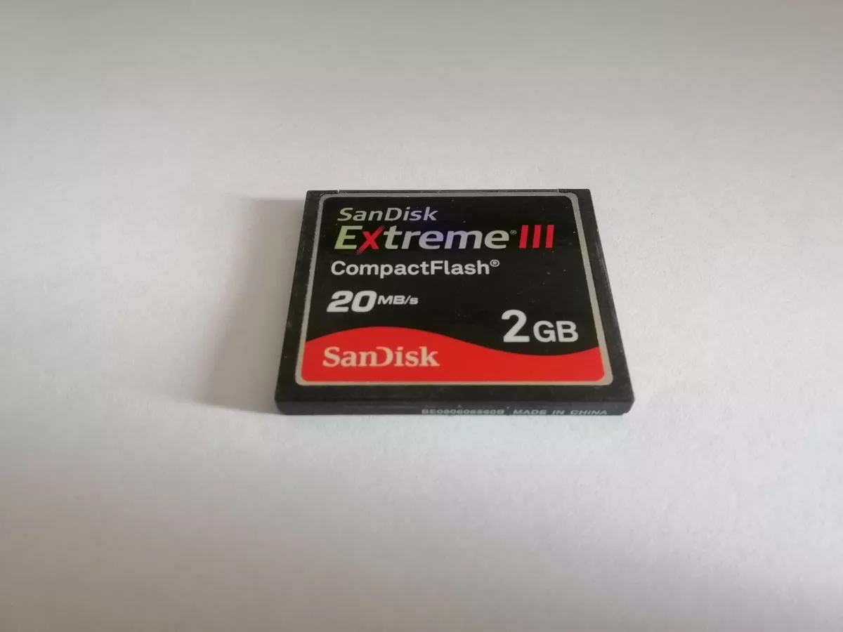 SanDisk Extreme III 20MB S 2gb CF Memory CARD compact flash card SDCFX