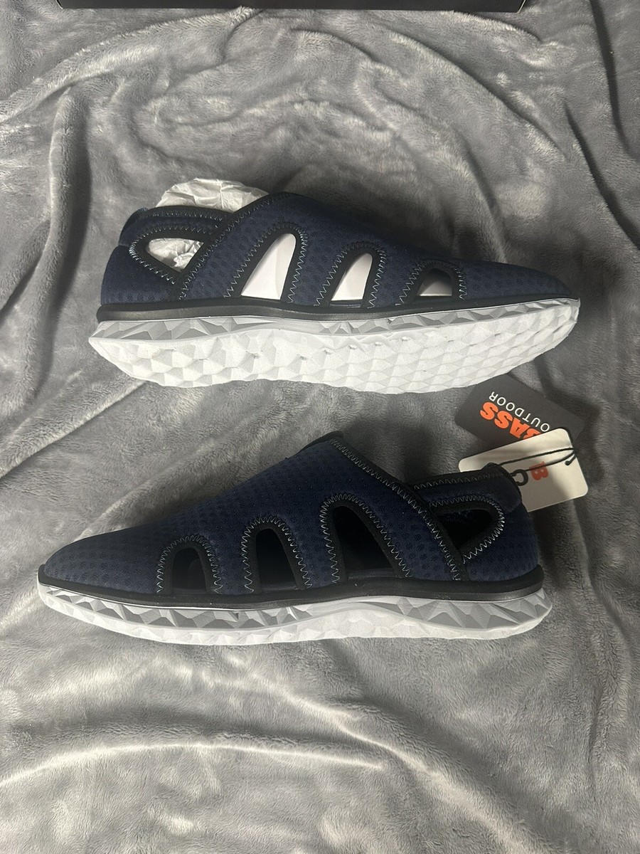 Bass Outdoor Hex Mesh Vent Sandals US 9.5 Blue Slip On NWB  display picture 1