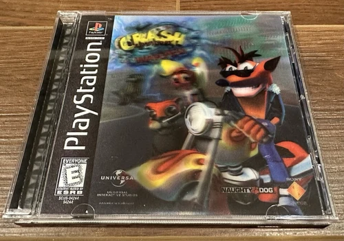 Crash Bandicoot 3: Warped (Sony PlayStation 1, 1998) PS1 Holo Cover Complete