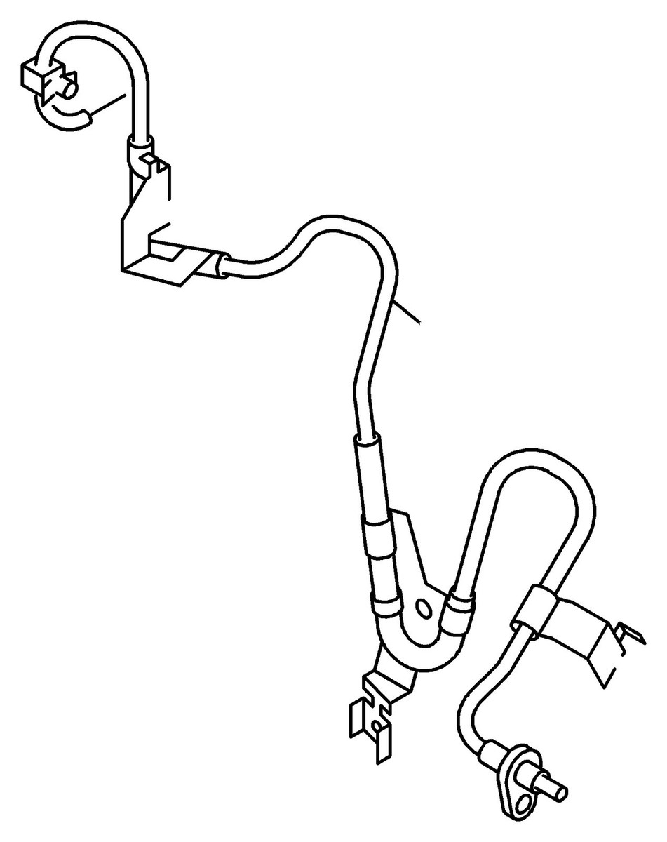 1X ABS Left Front Wheel Speed Sensor 8-98006-185-0