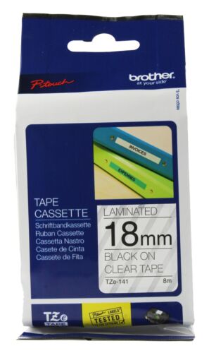 Brother TZe-141 Labelling Tape Cassette, 18 mm (W) x 8 m (L), Lamina (US IMPORT) - Bild 1 von 1