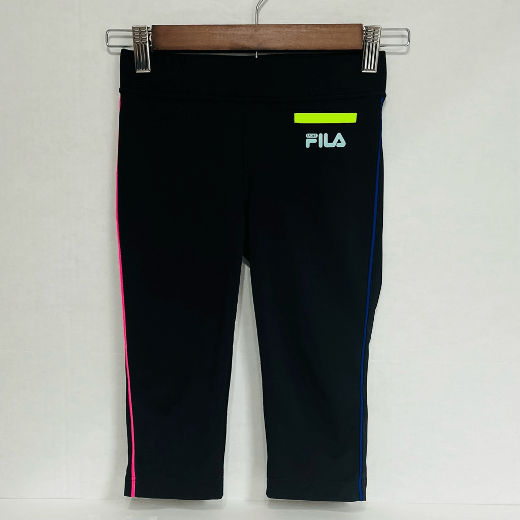 Leggings Yoga Fila Ragazze Nero Tg S (8) Ottime Condizioni