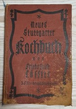 1930 Nuovo libro di cucina di Stoccarda Friederike Luise Löffler libro antico