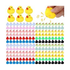 900 Pieces Rubber Duck in Bulk Bath Toys Set Bulk Mini Colorful Ducks Baby Sh...