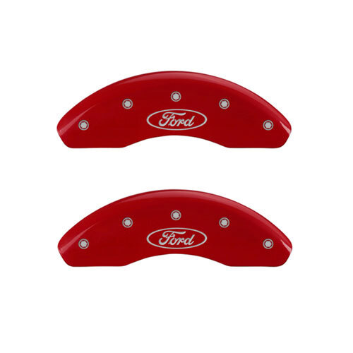 2012-2018 "Ford" Focus SE Titanium Front Rear Red MGP Brake Disc Caliper Covers - Picture 2 of 10
