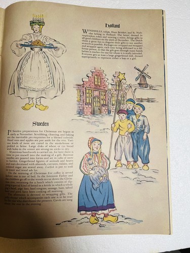 1949 Christmas Yuletide Magazine PB Book Illustrated Augsburg Polish Czech Music - Picture 13 of 15