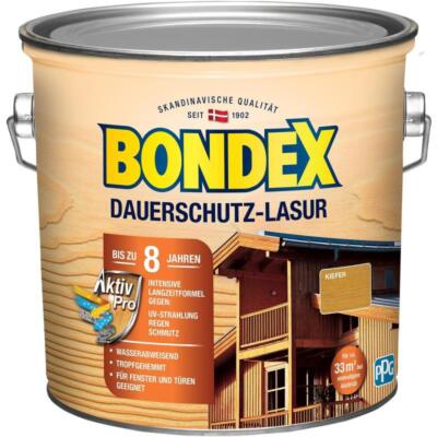 BONDEX Dauerschutz-Lasur 2,5 L Wetterschutz Kiefer Holzschutz