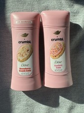 NEW Dove X Crumbl Deodorant Confetti Cake  Strawberry Crumb Cake Limited 