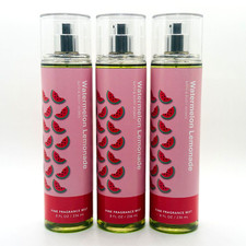 3-Pack Bath  Body Works WATERMELON LEMONADE Fine Fragrance Mist Spray 8 fl.oz