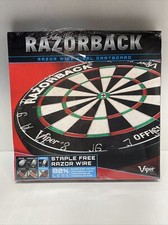Viper Razorback Official Competition Bristle Steel Tip Dartboard Set with Staple