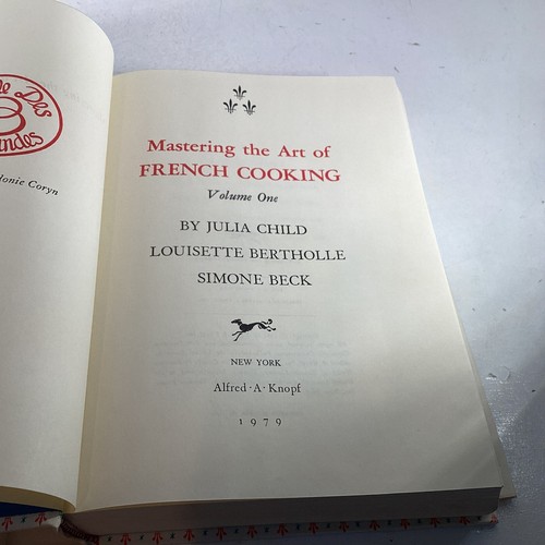 Mastering the Art of French Cooking Volumes One & Two Julia Child 1979 HC DJ VG - Picture 10 of 24