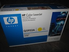 HP Q5952A Yellow Toner Cartridge Genuine OEM 643A LaserJet 4700