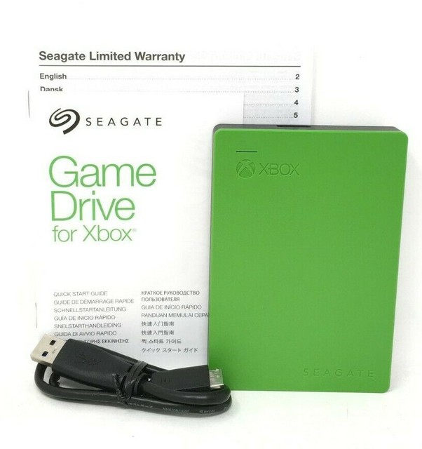 Seagate Game Drive 2TB External Hard Drive Green (STEA2000403) for