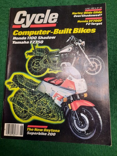 Lot of 11 Vintage CYCLE Magazine 1981 1982 1983 1984 1985 Motorcycle Bike! - Foto 11 di 12