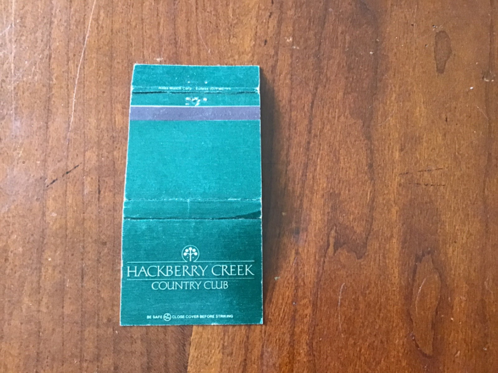 Hackberry Creek Golf Country Club Irving, Texas Matchbook Cover