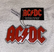 AC/DC Logo Christmas Ornament NEW W TAGS