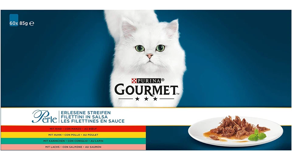 PURINA GOURMET Perle Katzenfutter in Sauce 2-er Pack Nassfutter - 120 x 85g - Bild 3 von 4