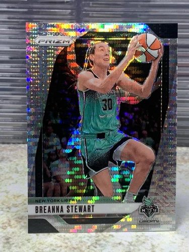 2024 Panini WNBA Prizm #99 Breanna Stewart Pulsar Prizm /499 New York Liberty