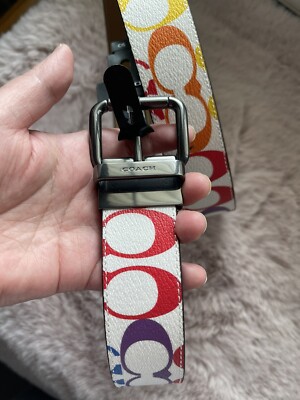 NWT Coach Roller Buckle Cut-To-Size Reversible Belt NWT Coach Roller Buckle Cut-To-Size | Mercari main image 4