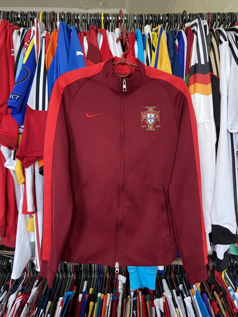 PORTUGAL 2013 2014 N98 AUTHENTIC FOOTBAL SOCCER TRACK JACKET NIKE
