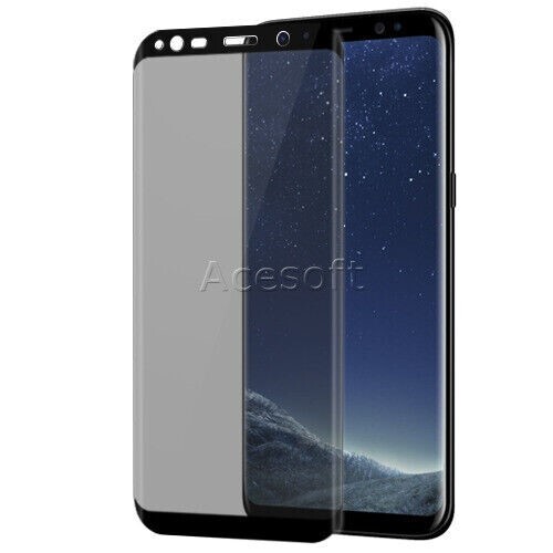 Anti-Bubble Anti-Peep Tempered Glass Screen Protector f Samsung Galaxy S8+ Phone - Picture 1 of 1
