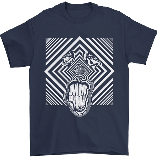 T-shirt da uomo Zebra LSD Magic funghi allucinogeni cotone Gildan - Foto 3 di 102