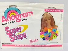 Vintage Anagram Balloon Airwalkers Super Shape Barbie 23” Tall NOS