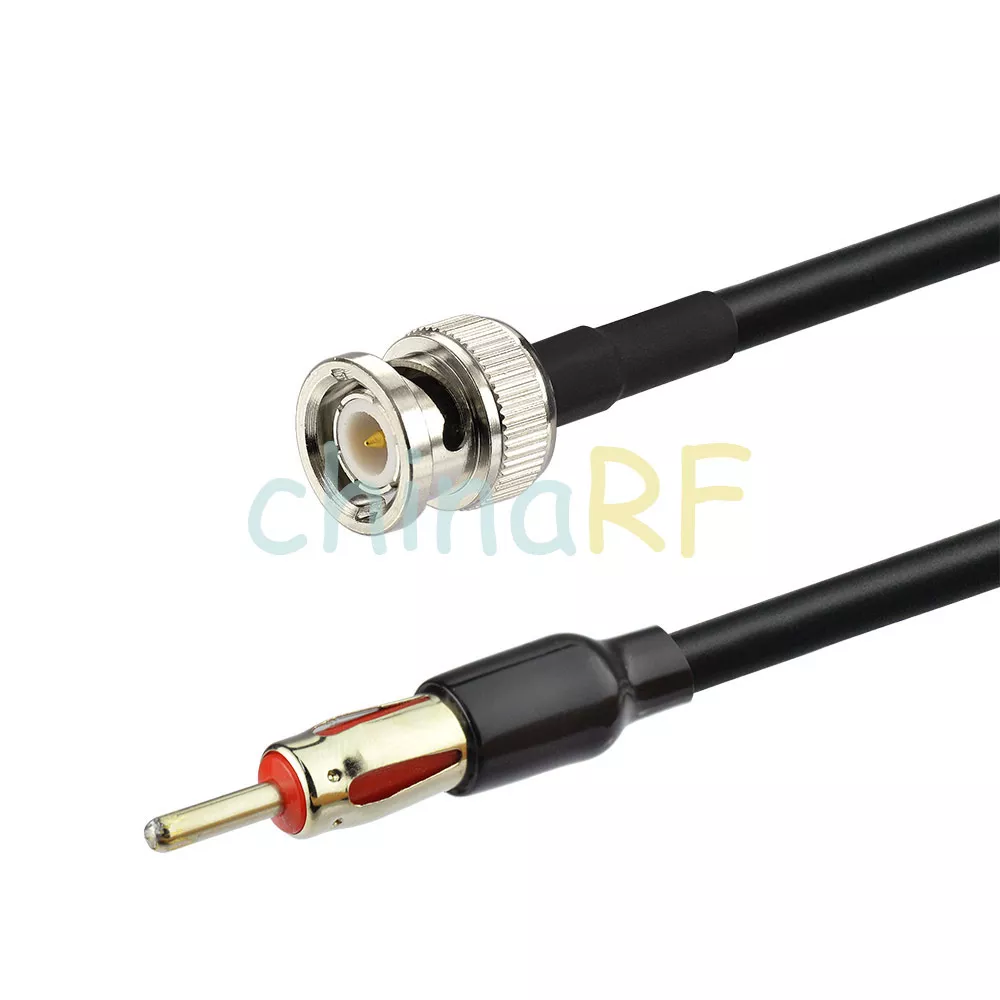 Car Boat Truck FM AM Aerial Radio Scanner Antenna Plug to BNC Male Cable RG58