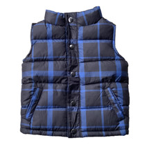 Gymboree Ice Hero Quilted Puffer Vest Sz 3T-4T Plaid Fleece Jacket Sz NWOT