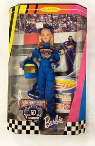 nascar barbie 50th anniversary ebay