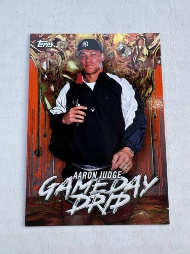 2026 Topps Series One Game Day Drip Aaron Judge Orange /25. Yankees