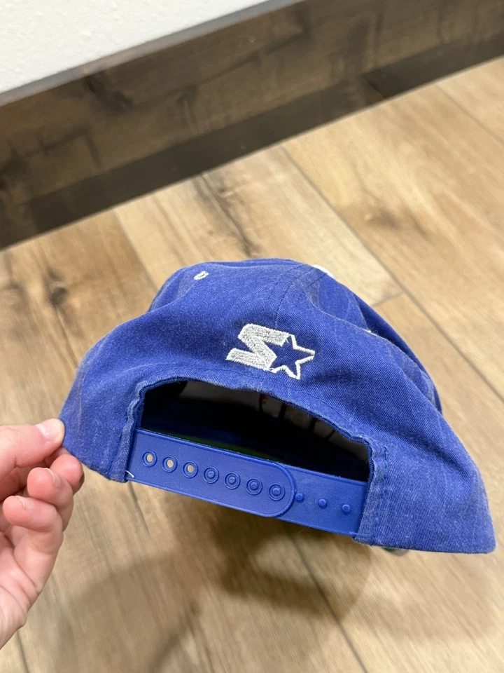 Vintage KC Kansas City Royals Royal Blue MLB Starter Hat - Image 3 of 4