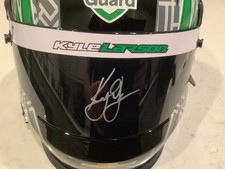 KYLE LARSON AUTOGRAPHED 2021 HMS NATIONS GUARD FULL SIZE HELMET & CARD