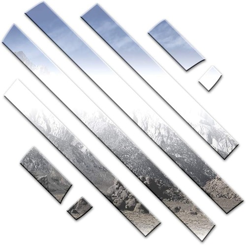 8p Luxury FX Chrome 4 1/2' Rocker Panel Molding fit for 98-11 Lincoln Town Car - Picture 4 of 5