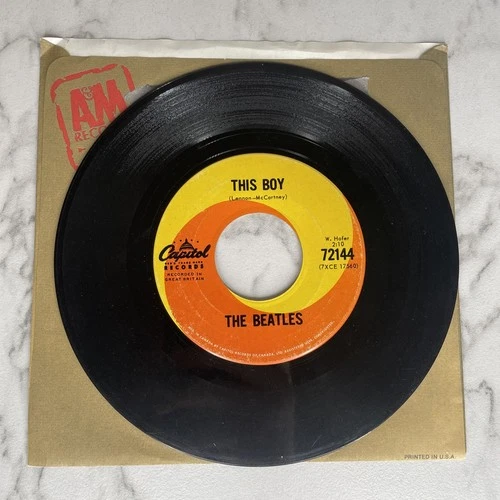 VINYL45 BEATLES ALL MY LOVING EX/THIS BOY 1964 CAPITOL 72144 CANADIAN IMPORT C1