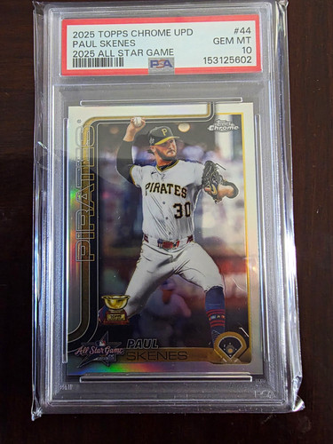 Topps 2025 Chrome Update Paul Skenes 2025 MLB All-Star Game ASGC-44 PSA 10