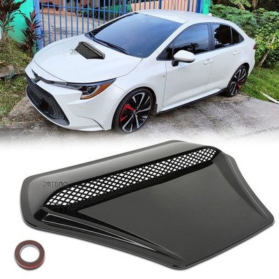 For Toyota Corolla Air Flow Intake Hood Scoop Vent Bonnet Trim Cover Gloss Black