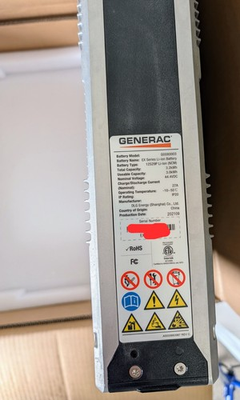 #ad AS IS Untested Bad BMS Generac G0080003 EX Series Li Ion Battery 3.2kWh $67.79
