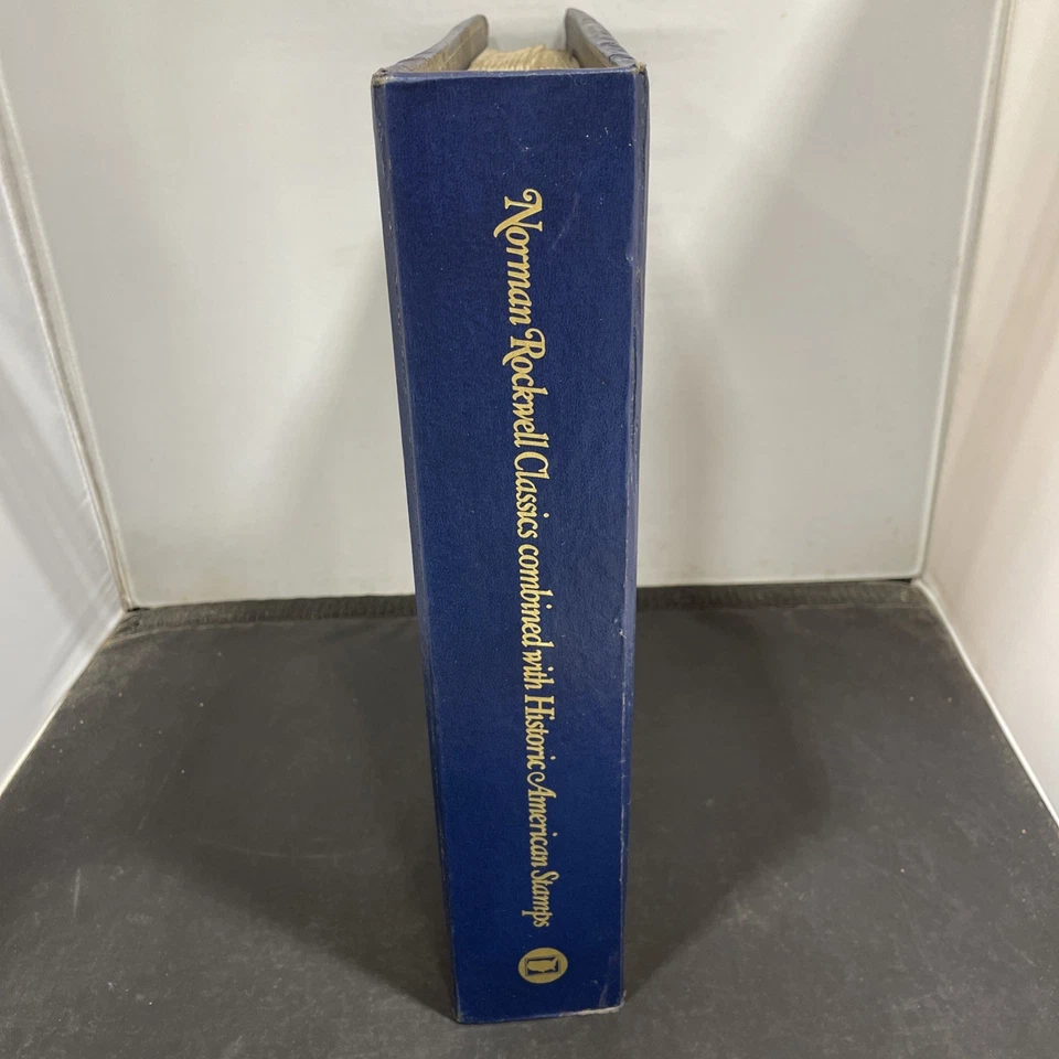 Norman Rockwell Classics Combined w/Historic American Stamps Cards (99) ! - Image 3 of 4