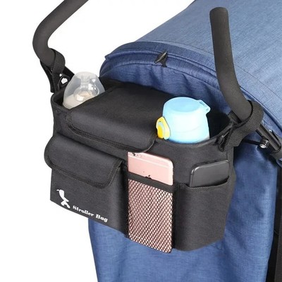 Stroller Bag Organizer , Baby Kinderwagen Baggy Tasche mit Getränkehalter