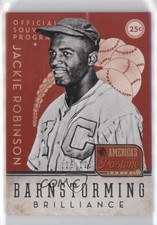 2013 America's Pastime Barnstorming Brilliance /125 Jackie Robinson #BB2 HOF 5jz