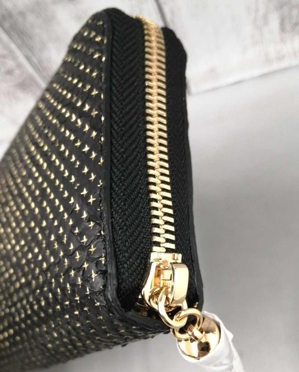 PETIT CUIR Python Round Zipper Long Wallet PETIT … - image 3